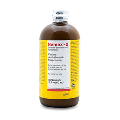 Pfizer Nemex 2-16 oz: botella de suspensión para perros, fácil de administrar