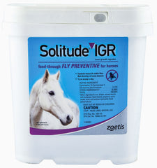 Pfizer Solitude IGR: control de moscas en establos para caballos.