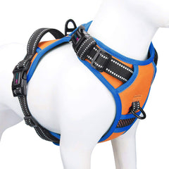 PHOEPET arnés reflectivo para perro grande visto de frente mejora visibilidad nocturna