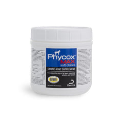 Phycox MAX masticables botella mostrando la presentación para movilidad diaria