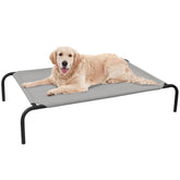 PHYEX cama elevada para perros grandes con diseño aireado para dormir fresco
