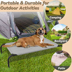 PHYEX Cama elevada para perro con patas protectoras que evitan rayaduras en el suelo