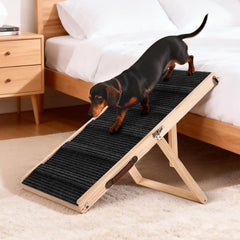 PiChongspace rampla para perros de 39 pulgadas sube a cama, sofá o coche con seguridad.