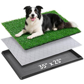 PICK FOR LIFE bandeja de hierba artificial 35x23 para entrenamiento en interiores.