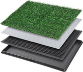 PICK FOR LIFE Dog Grass Pet Loo en uso interior y exterior para entrenamiento práctico.