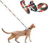 Arnés pidan de ajuste ergonómico para gatos, comodidad al caminar
