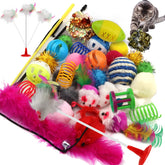 PietyPet pelotas con campana: estimulación de juego activo para gatos.