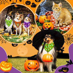 Bandanas Halloween Piklodo con araña, accesorio divertido para fotos.