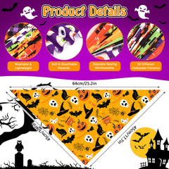 Bandanas Halloween Piklodo con calavera, estilo audaz para paseos.