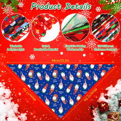 Piklodo bandanas navideñas para perro, textura suave que cuida la comodidad del animal.