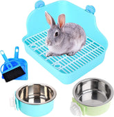 PINVNBY bandeja para conejo, ideal para entrenamiento de higiene y limpieza diaria.