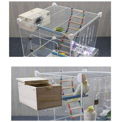 PINVNBY nido-percha-lateral, zona de descanso estable para aves.