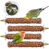 PINVNBY percha natural de calcio para aves, promueve alimentación y juego.
