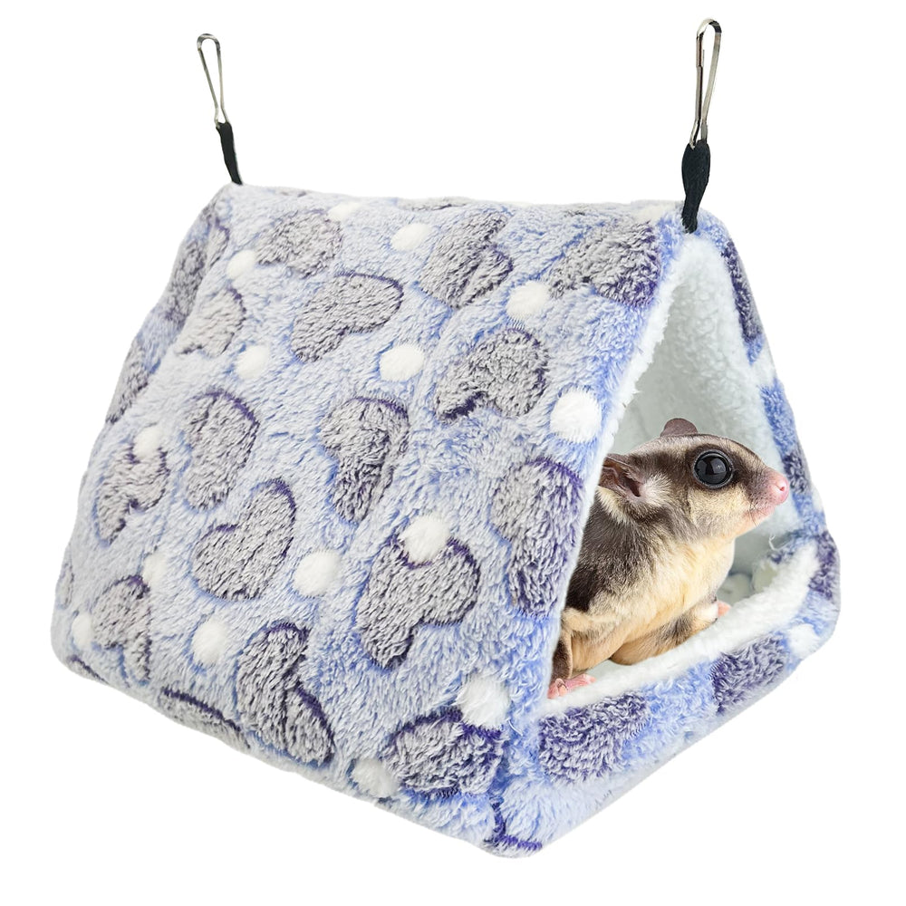 PINVNBY hamaca para roedores, cama suave de terciopelo coral para descanso cómodo.