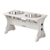 Piskyet platos elevados para perro de madera, uso cómodo y ergonómico.
