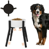 Piskyet soporte elevado para perro grande, estructura estable para comidas diarias
