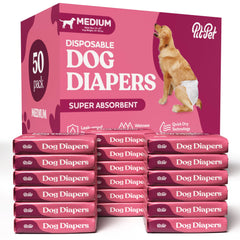Pitpet pañales para perras 50-pack: protección durante viajes y días activos.
