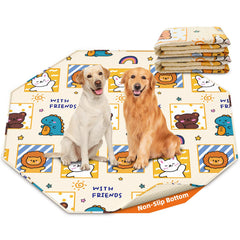 PJYuCien almohadilla lavable para perros, formato octagonal para entrenamiento cómodo