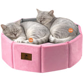 Cama PJYuCien para gatos grande, exterior suave y cálido para siestas