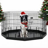 PJYuCien jaula plegable para perros con ensamble rápido, ideal para uso inmediato