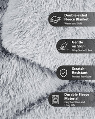 Manta PJYuCien marrón de doble cara protege muebles
