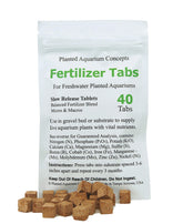 Tabletas fertilizantes para raíces de Planted Aquarium Concepts, liberación lenta para plantas sanas.