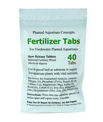 Tabletas de nutrientes en sustrato para acuario de Planted Aquarium Concepts, resultados visibles.