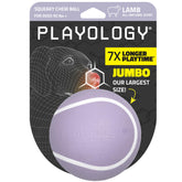 Playology bola masticable con sonido para perros grandes, ideal para juego y entrenamiento.