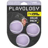 Playology bola mordedora chirriante, tamaño pequeño, ideal para juego interactivo en casa.