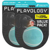 Playology bola mordedora con sonido para perros, entretenimiento prolongado en casa.