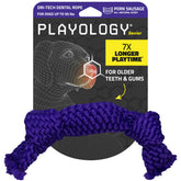Playology Dri-Tech Cuerda Dental para perro mayor, limpieza suave durante el juego.