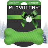 Playology hueso doble capa jumbo con aroma natural para masticar más tiempo.