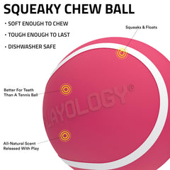 Playology Pelota masticable aroma-edicion-limitada: estimula el olfato durante el juego.