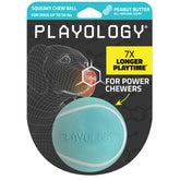 Playology Pelota chirriante para perros, ideal para juegos interactivos.
