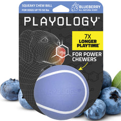 Playology Pelota chirrido mordida: captura la atención de tu perro y estimula su juego.