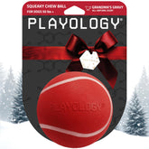Playology: pelota masticable con ruido flota para juegos al aire libre de perros grandes.