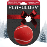 Playology Pelota masticable con sonido, ideal para juegos de fetch flotante.