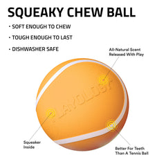 Playology pelota mordedora flotante, perfecta para buscar en agua.