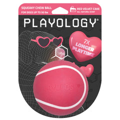Playology pelota chirriante edición Red Velvet para juego activo y divertido.