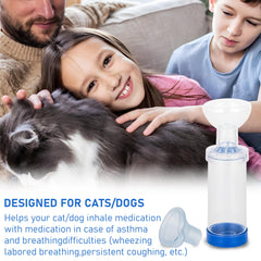 plceo Cat Inhaler Spacer uso con inhaladores de dosis medida
