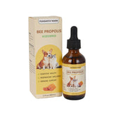 Pleasantly Warm Propolis, botella-gotas para mascotas, mejora higiene bucal y aliento más fresco.
