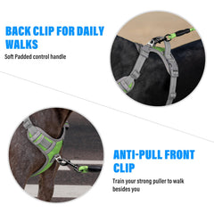 Arnés de Plutus Pet con doble capa para mayor comodidad y soporte.