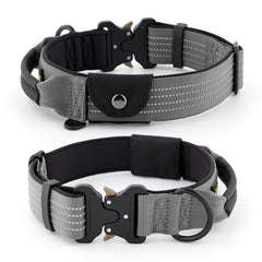 Plutus Pet collar nylon reflectante: ajuste seguro y visibilidad nocturna.