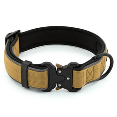 Collar doble nylon de PLUTUS PET, resistente para aventuras al aire libre.