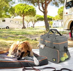 Bolsa para comida de perros Pmpete, transporte ordenado de comida.