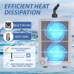 Poafamx ventiladores-silenciosos-dispersion-calor mantiene el tanque estable.