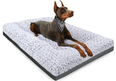 Cama POCBLUE Deluxe para perros grandes 35x23 ofrece confort y soporte.