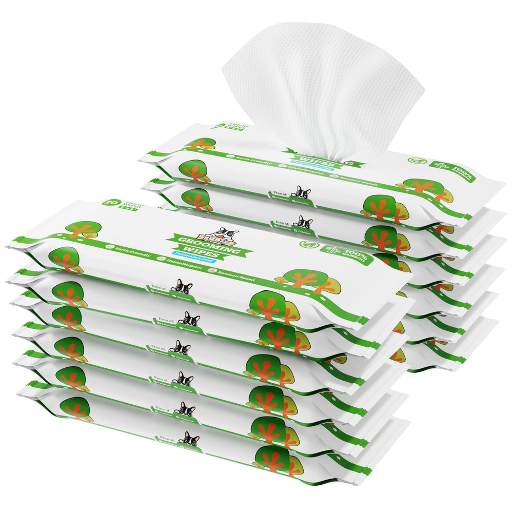Pogi’s Dog Wipes para patas: limpieza rápida y suave en cualquier lugar.