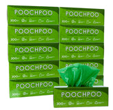 POOCHPOO estuche 2000 bolsas ecológicas para estaciones de desecho de mascotas