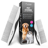 POODLIE peines para mascotas: paquete de dos, ideal para retoques y acabado.